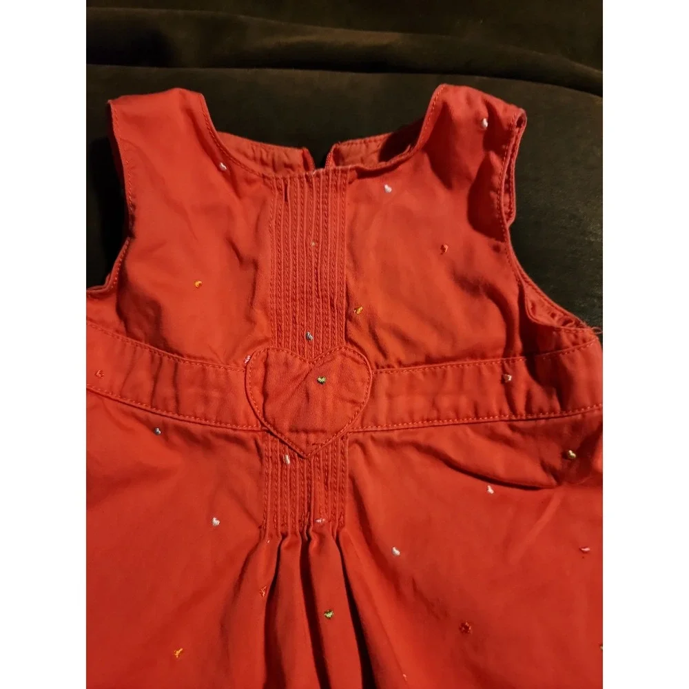 Vintage gymboree valentine's day dress size 3 6 months heart‎